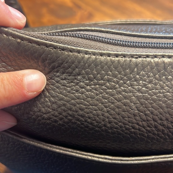 Brighton Barbados Pebbled Leather Braided Strap Hobo Shoulder Bag - Picture 11 of 14